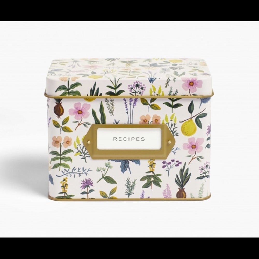 ✨RIFLE PAPER CO ✨- recipe box 🥣